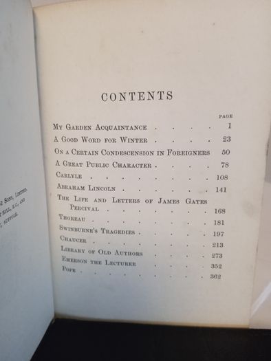 My Study Windows by James Russell Lowell (HQ245)