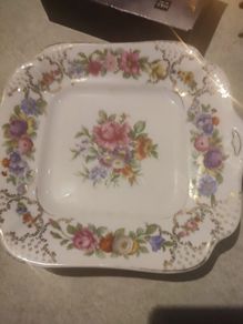 2 Vintage Bone China Rosenthal Cake Plate Selb-bavaria