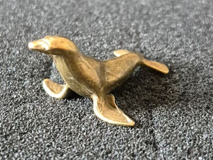 3 brass animals. Solid brass.