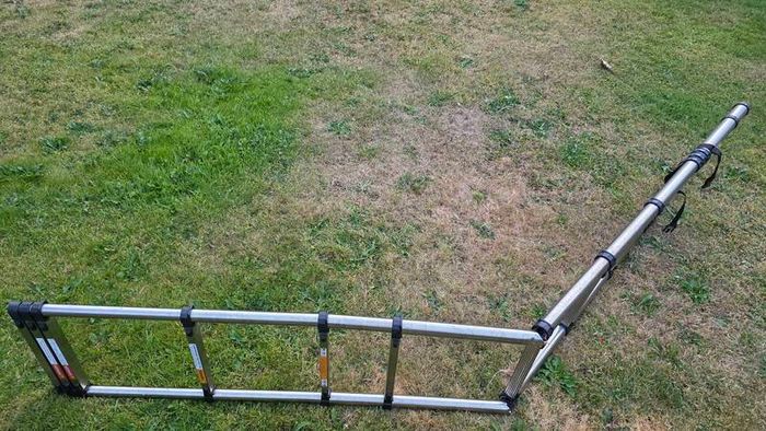 Stainless 5M Telescopic Step Ladder