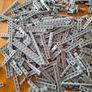 Bulk lot of light grey Lego plates Image 2