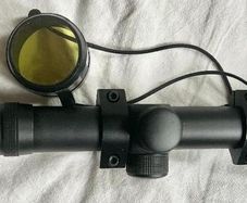 SMK 4x32 Rifle Scope Compact With Mounts And Caps BRAND NEW