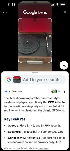 Record player Vinyl player