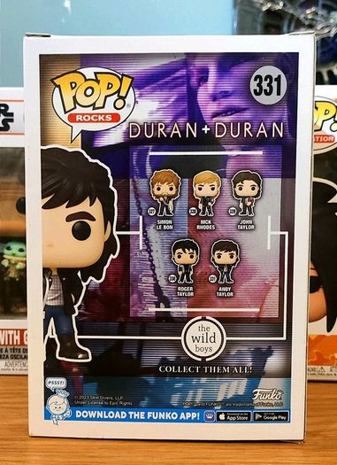 Funko Pop Rocks 331 Duran + Duran Andy Taylor Rock Music