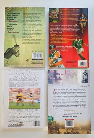 Brendan Fullam GAA Books x 4 - GAA History Books x 4 - Hurling Books