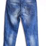 Girls F&F Blue Skinny Jeans Age 12-13 (158cm) Stud Detail Stretch Denim Image 6