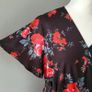 Black & red floral dress, Size 20-22 Image 2