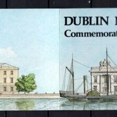 1988 Ireland Dublin Millennium Stamp Booklet Fine Used with Dublin Steele cancel of 1st March 1988 (day of issue)
