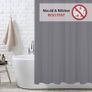 Shower Curtain Mould and Mildew Resistant 180 x 180 cm (71 x 71 Inch) (FREE SHIPPING) Image 2