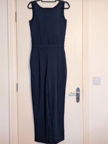 Gorgeous navy jumpsuit from Marc Angelo