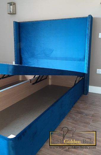 ottoman lift up bed frame and headboard