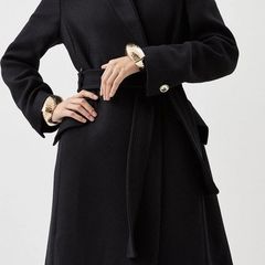 Karen Millen Italian Manteco Wool Midi Coat