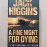 A Fine Night For Dying by Jack Higgins (Suspense Thriller Paperback 2003) Image 2