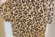 Brand new F&amp;F leopard print blouse size UK16 EU44 Postage included