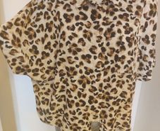 Brand new F&F leopard print blouse size UK16 EU44 Postage included