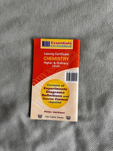 Essentials unfolded leaving certificate chemistry higher level and ordinary level book