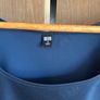 Uniqlo navy satin tank top size M (10-12) Image 2