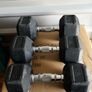 1 x 15kg,12.5kg,10kg hex dumbbells Image 2