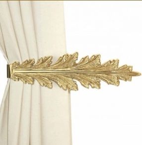 Brass Curtain Tie-Backs