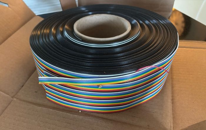 IDC flat 50 core conductor cable