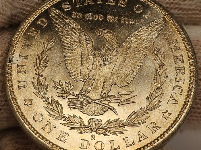 USA United States Silver 1880 S Morgan Dollar Beautiful Uncirculated Lustrous Superb!