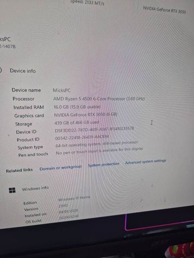 gamimg pc and monitor
