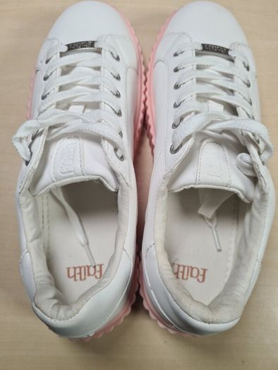 womens FAITH PLATFORM trainers runners white pink Size UK 8  EU 41 (AT2)