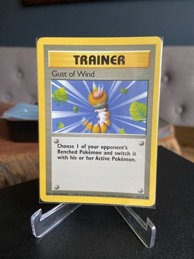 Pokemon Base set Gust of Wind 93/102 Near Mint Condition