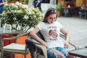 I Go Nuts For Donuts Funny Sexy Ladies Girls T-shirt Tee Top Shirt