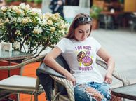 main image for ad I Go Nuts For Donuts Funny Sexy Ladies Girls T-shirt Tee Top Shirt