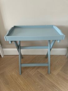 Ikea MARYD tray table grey/sage