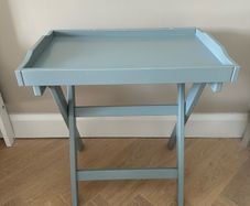Ikea MARYD tray table grey/sage