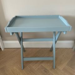 Ikea MARYD tray table grey/sage