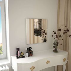 Wall Mirror 50x50 cm Square Glass