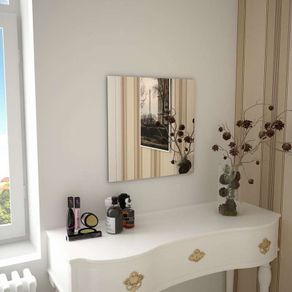 Wall Mirror 50x50 cm Square Glass