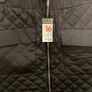 PENNEYS Primark Black Quilted Zip Down Skirt Size 16! Image 2