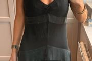 100% silk black party dress by BCBGMAXAZRIA.