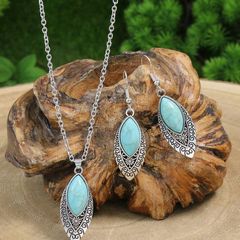 Boho Style Set: Earrings + Pendant - nice gift