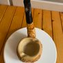 Vintage Large Smoking Pipe Edelweiss flowers Resin Ashtray Image 5