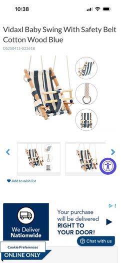 Baby swing