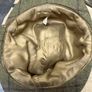 Vintage Green Wool Tweed Deerstalker Hat Large Made in England Image 3