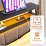 King Size Bed Base with Charging Station Image 6