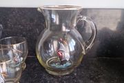 nautical large jug &amp; glasses