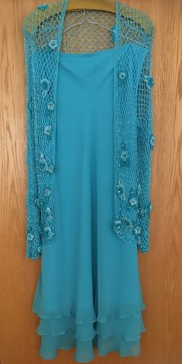 JOHN CHARLES LONDON Four Piece Separates Outfit.       Crochet, Occasion Wear, Events, Mother of Bride Groom