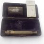 a  antique shaven kit in a brass box1st world war Image 2