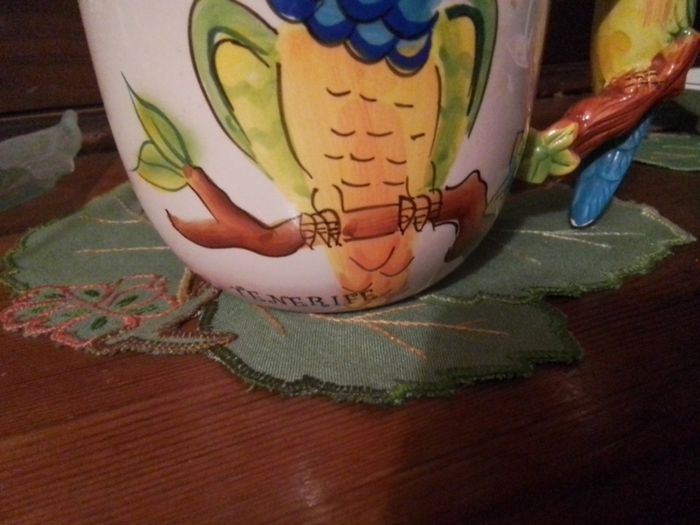 Large Parrot Novelty Mug