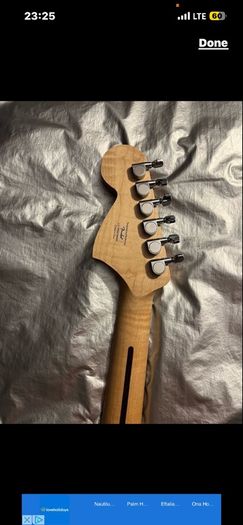 Fender Stratocaster squier mustang Neck fretboard with tuners machine heads electric guitar parts accessories