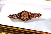 Vintage Hallmarked 9ct Gold Victorian Brooch
