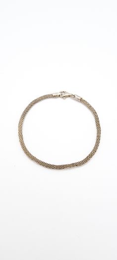Rope Chain Sterling Silver Bracelet