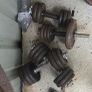 Bench , 150kg of weights barbell and dumbells set Image 4